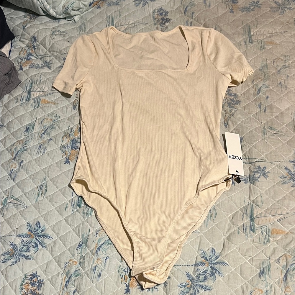 Cream Bodysuit